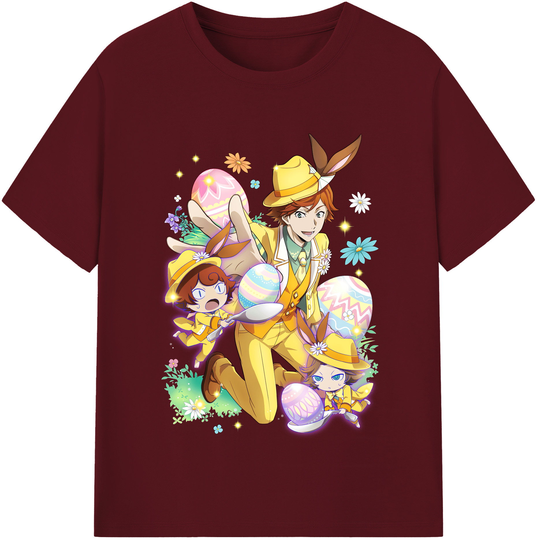 （画像用） 文豪ストレイドッグス Bungo Stray Dogs 綿100％半袖Tシャツ（フロントプリント）